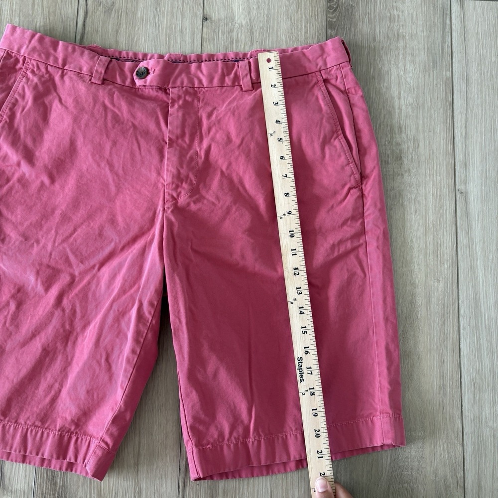Brooks Brothers Bermuda Short Mens 38 Pink Nantucket Red Chino Preppy 10" - Picture 2 of 7